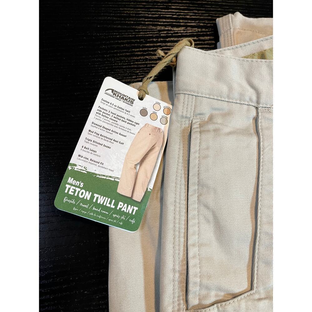 NWT Mountain Khakis cotton twill pants - Picture 2 of 5